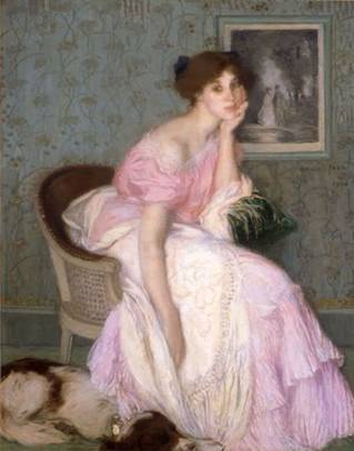 Miss Ella Carmichael 1906 (Edmond Francois Aman-Jean) (1860-1935)     Petit Palais, musée des Beaux-arts de la Ville de Paris